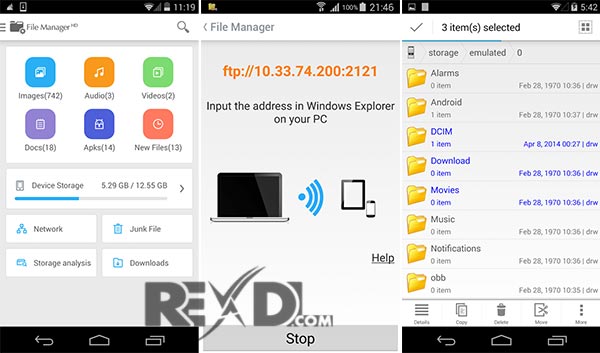 File Manager HD (Explorer) 3.5.0 Apk for Android