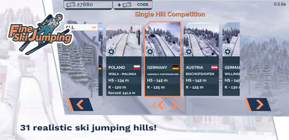 Fine Ski Jumping v0.826 MOD APK (Unlimited Money)