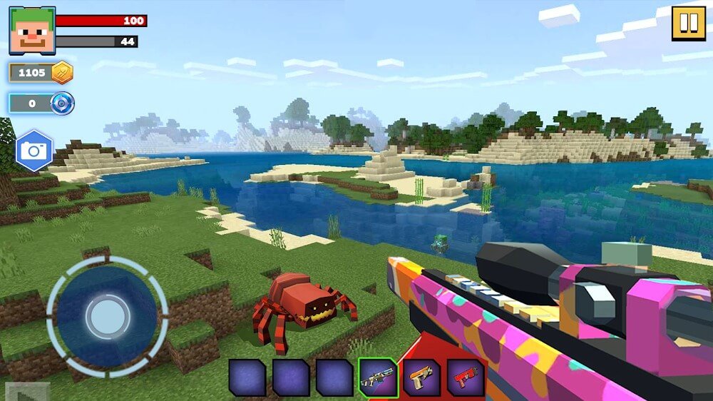 Fire Craft: 3D Pixel World APK + MOD (God Mode, No Ads) v1.80