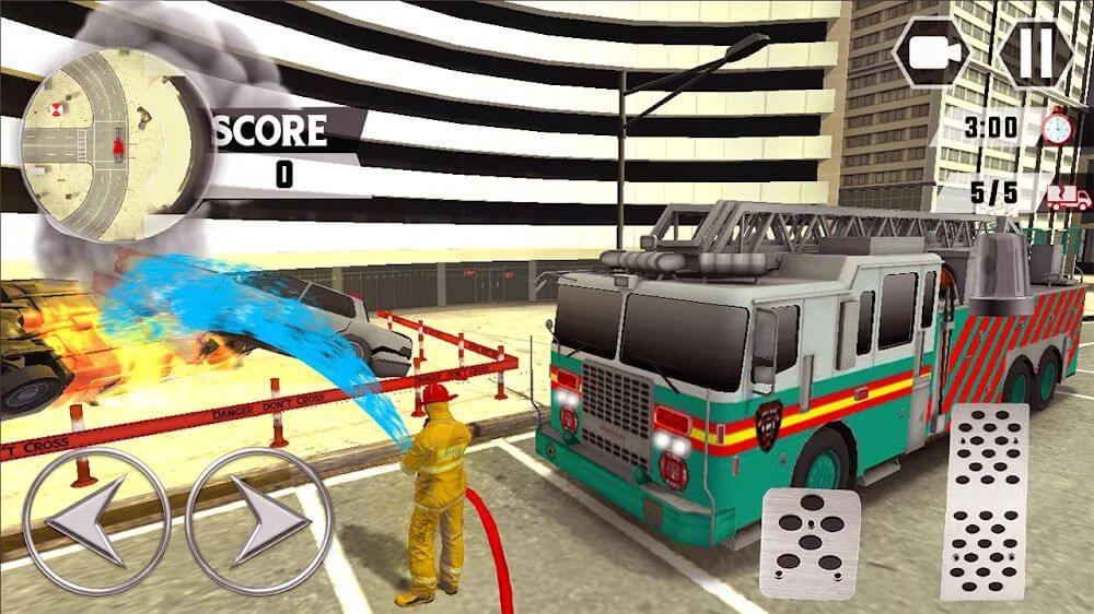 Fire Truck Simulator v3.9 MOD APK (Unlimited Money)