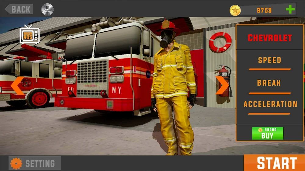 Fire Truck Simulator v3.9 MOD APK (Unlimited Money)