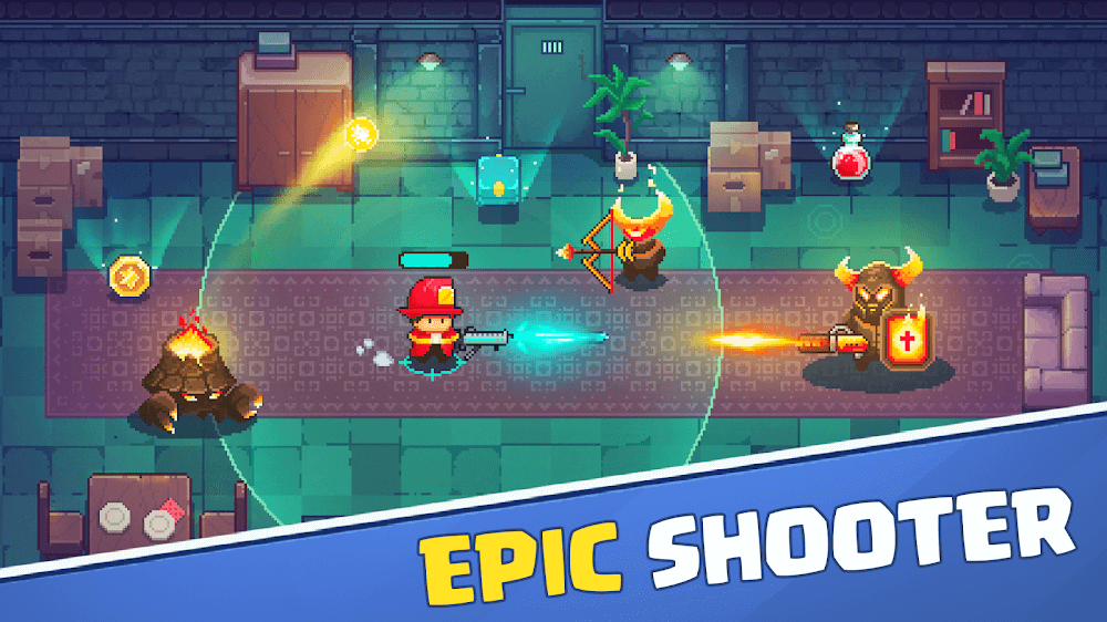 Firefighter: pixel shooter v0.0.13 MOD APK (Unlimited Money)