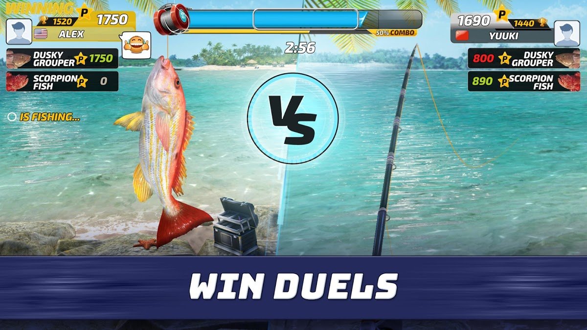 Fishing Clash v1.0.165 MOD APK (Easy Combo)