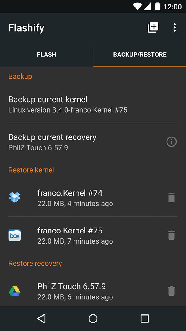 Flashify for root users 1.9.2 APK