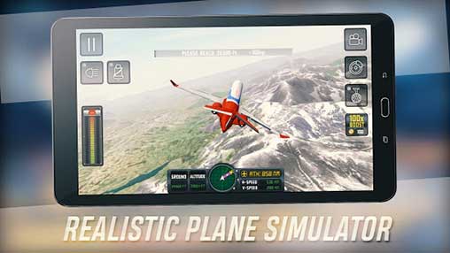 Flight Sim 2018 3.1.3 Apk + Mod (Money) + Obb Data for Android