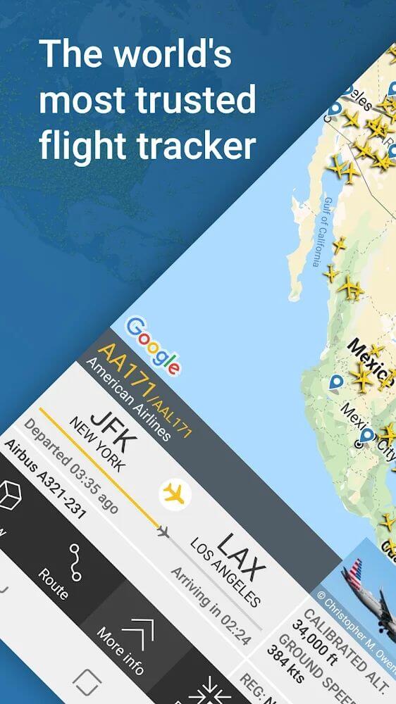 Flightradar24 Flight Tracker v9.3.0 MOD APK (Gold Unlocked)