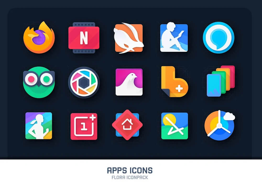 Flora: Material Icon Pack v3.8 APK (Patched)