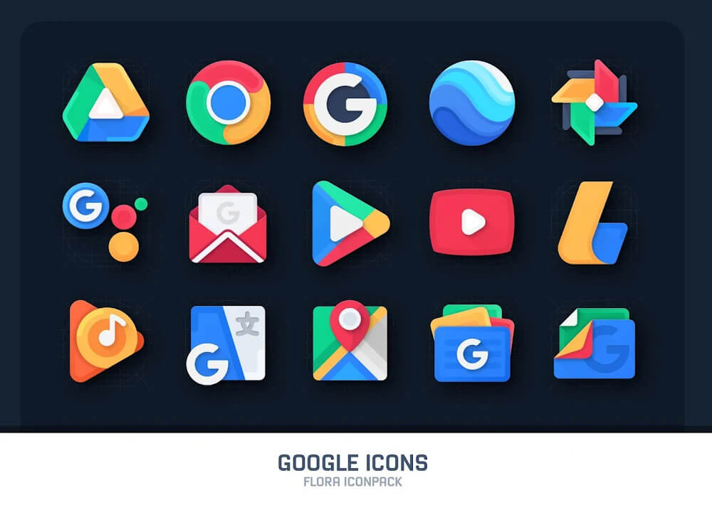 Flora: Material Icon Pack v3.8 APK (Patched)