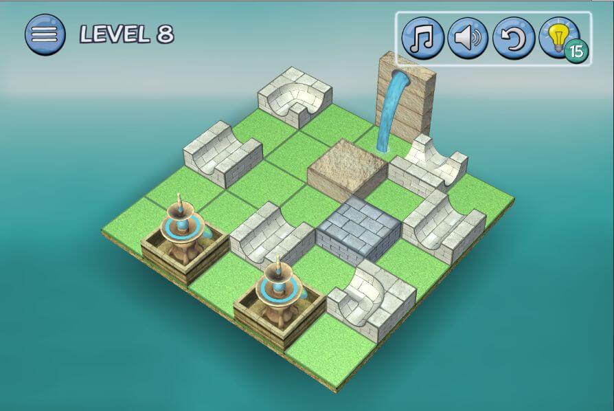 Flow Water Fountain 3D Puzzle v1.80 MOD APK (Free Shopping)