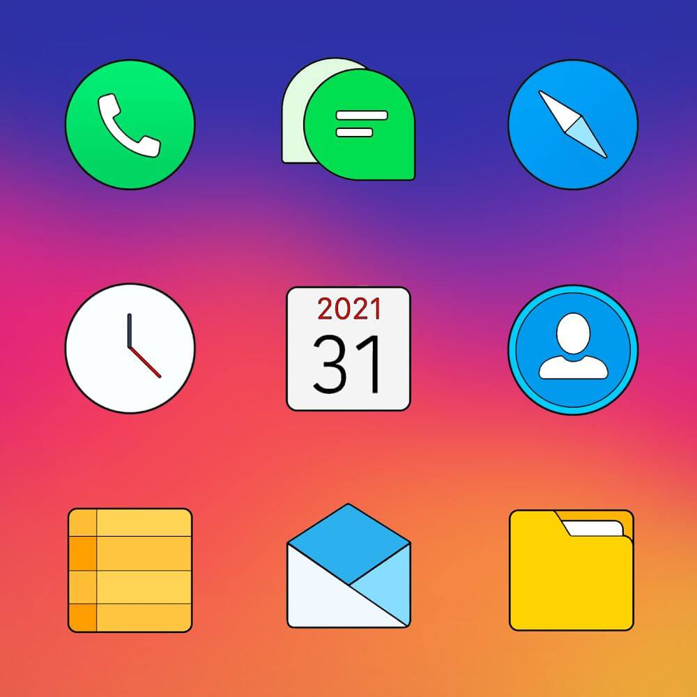 Flyme - Icon Pack v2.5.2 APK (Patched)