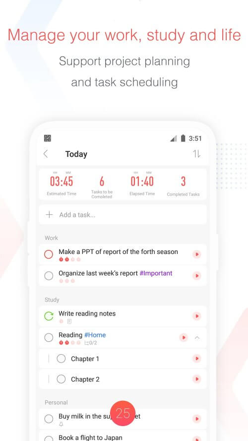 Focus To-Do v15.3 MOD APK (Premium Unlocked)