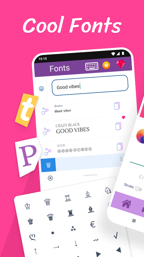 Fonts: Stylish Text Cool Fonts v1.8.2.1 MOD APK (Premium Unlocked)