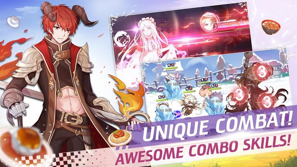 Food Fantasy v1.68.1 MOD APK (One Hit, Weak Enemy)