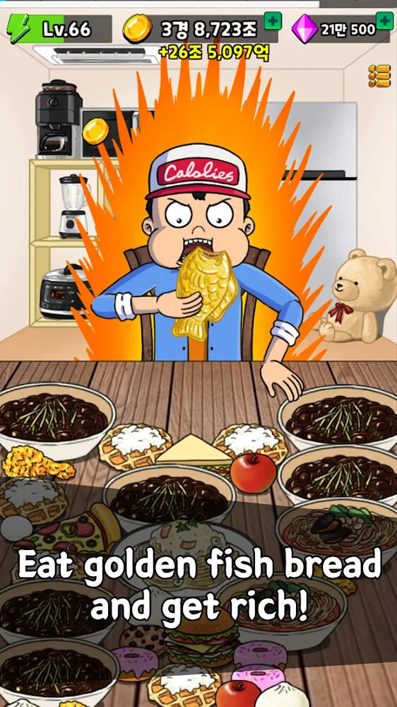 Food Fighter Clicker v1.16.4 MOD APK (Unlimited Gems, Gold)