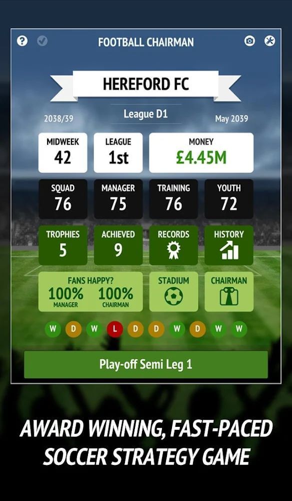 Football Chairman Pro v1.8.2 MOD APK (Unlimited Money)