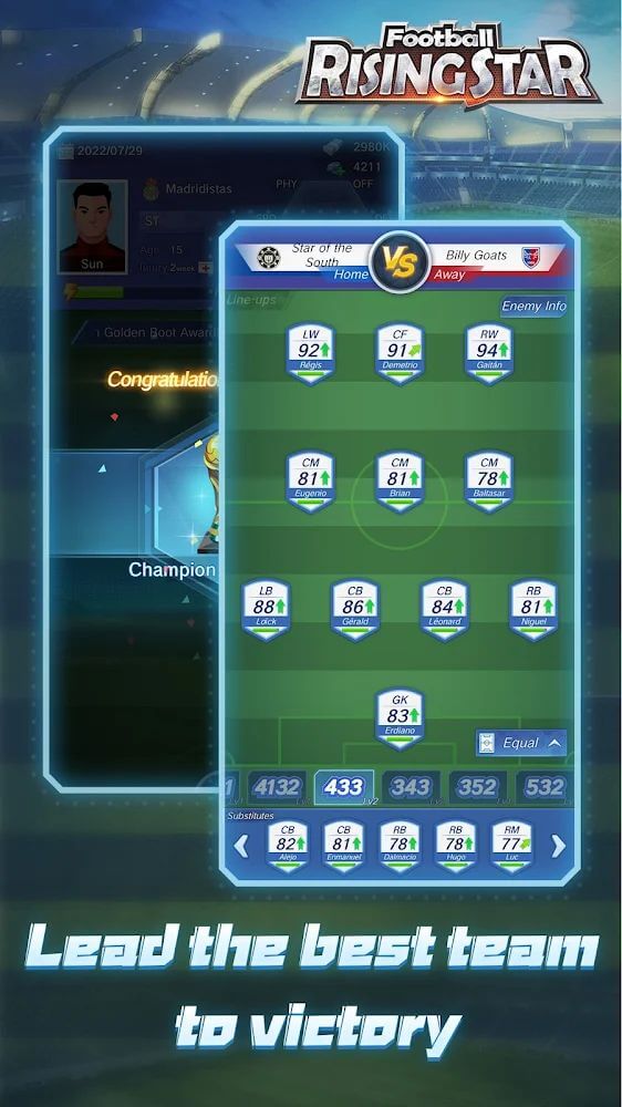 Football Rising Star v2.0.26 MOD APK (Unlimited Money)