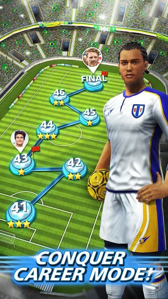 Football Strike v1.44.5 MOD APK (Menu, Always Score, Stupid Enemies)