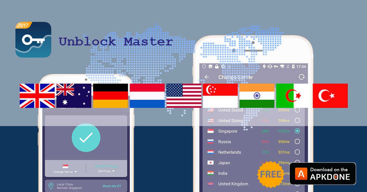 Free VPN Proxy: Proxy Master MOD APK 2.2.0 (Premium)