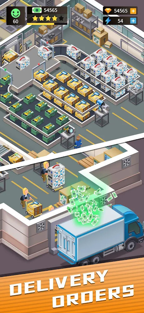 Frenzy Production Manager v1.0.68 MOD APK (Unlimited Diamonds, Free Reward)