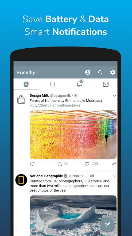 Friendly For Twitter v3.6.11 MOD APK (Premium Unlocked, Extra)