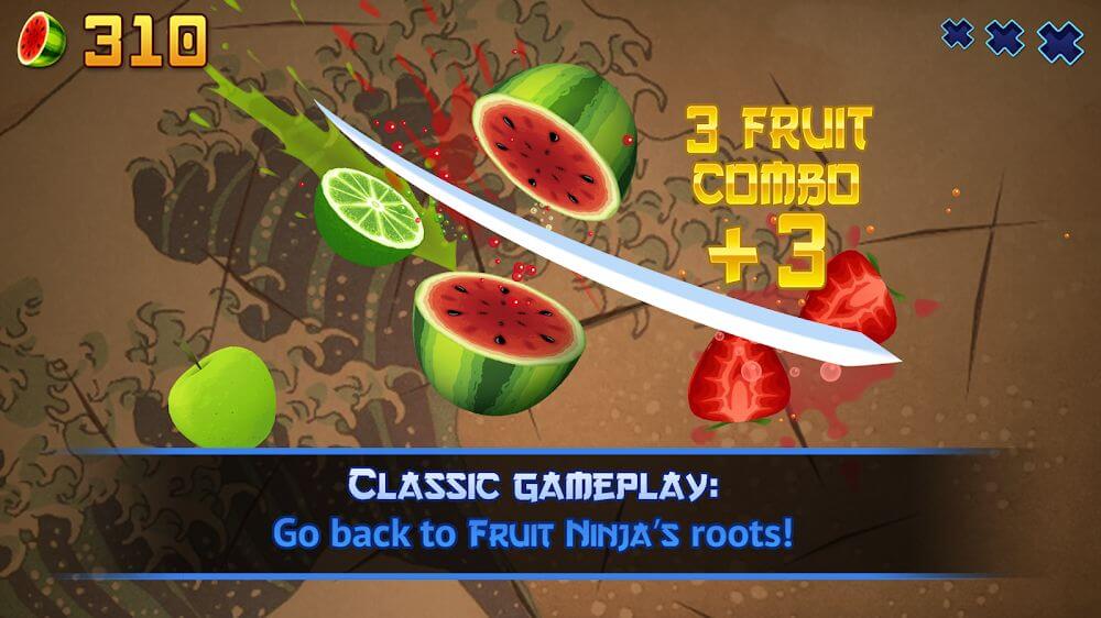 Fruit Ninja Classic v3.9.0 APK (Full Game)