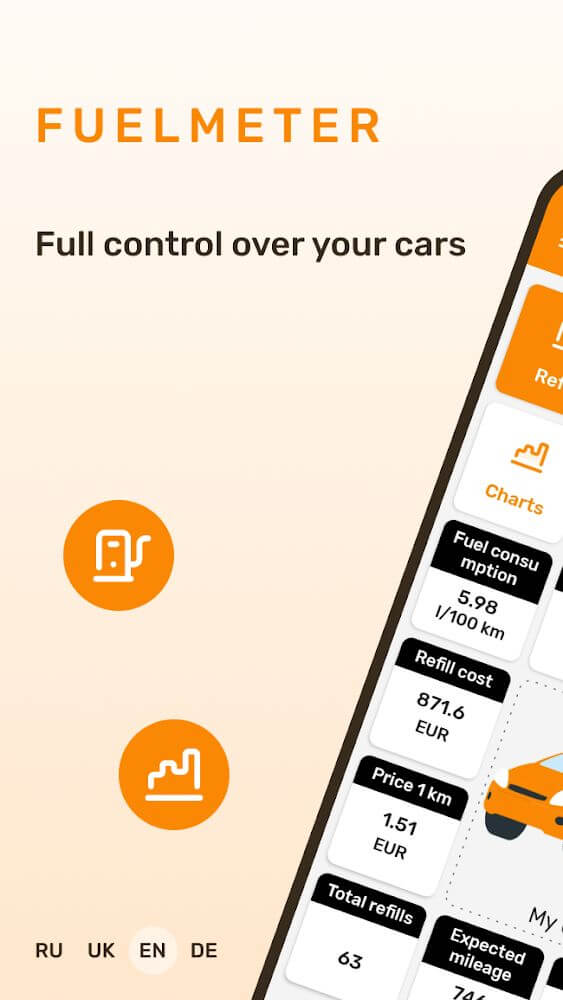 Fuelmeter v3.7.5 APK + MOD (Premium Unlocked)