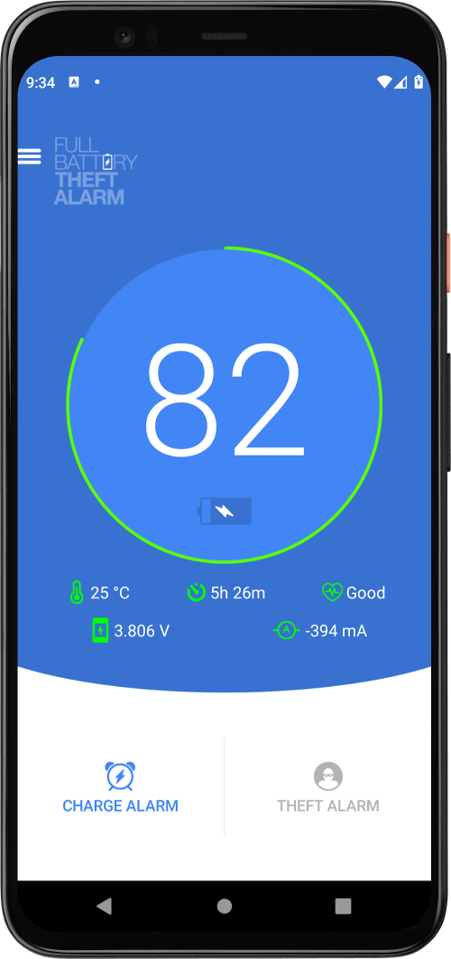 Full Battery & Theft Alarm v6.1.3.3 MOD APK (Premium Unlocked)
