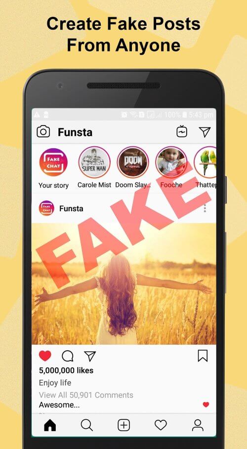 Funsta v3.5.1 MOD APK (Premium Unlocked)