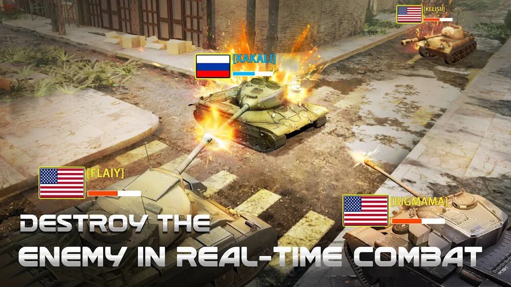 Furious Tank: War of Worlds v1.14.0 MOD APK (Radar Hack)