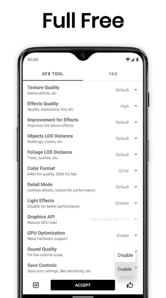 GFX Tool for PUBG v10.3.0 APK + MOD (Premium Unlocked)