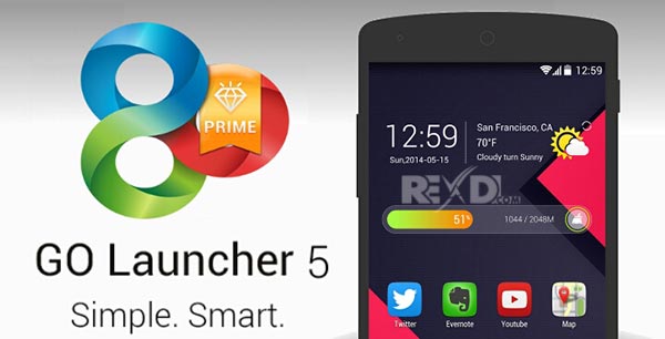 GO Launcher Z Prime VIP 3.33 Apk (Full Premium) + Themes Pack Android