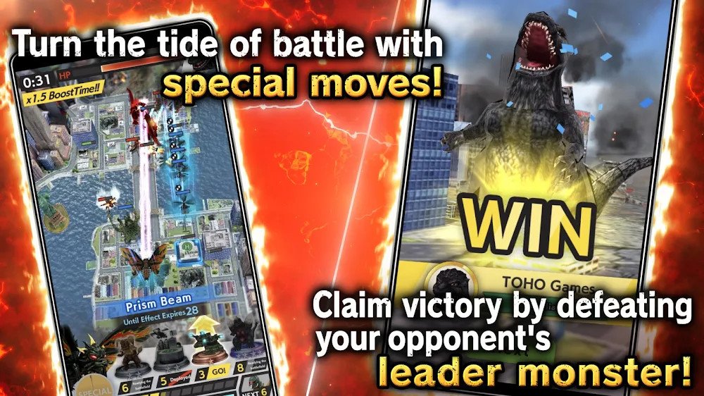 GODZILLA BATTLE LINE v1.4.4 MOD APK (Free Spawn Battle)