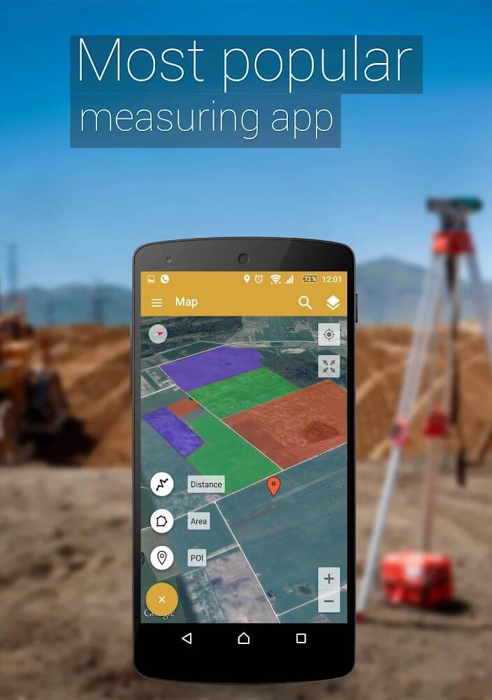 GPS Fields Area Measure PRO v4.0.8 APK (Paid)