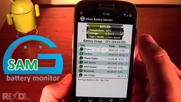 GSam Battery Monitor Pro 3.42 (Full) Apk for Android