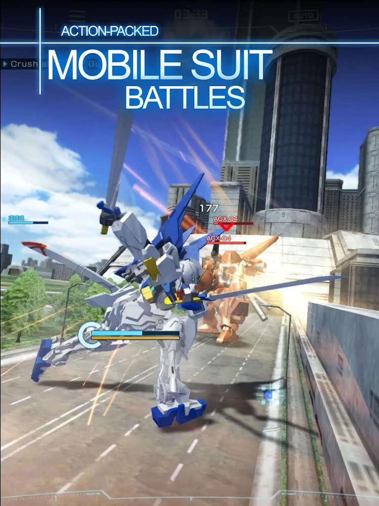 GUNDAM BREAKER MOBILE v4.01.03 MOD APK (Auto win, Unlimited skill)