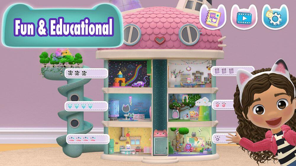 Gabbys Dollhouse v2.6.20.5978 MOD APK + OBB (Unlocked Paid Content)