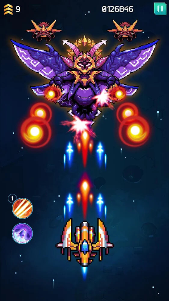 Galaxiga v24.44 MOD APK (Menu, One Hit, God Mode)