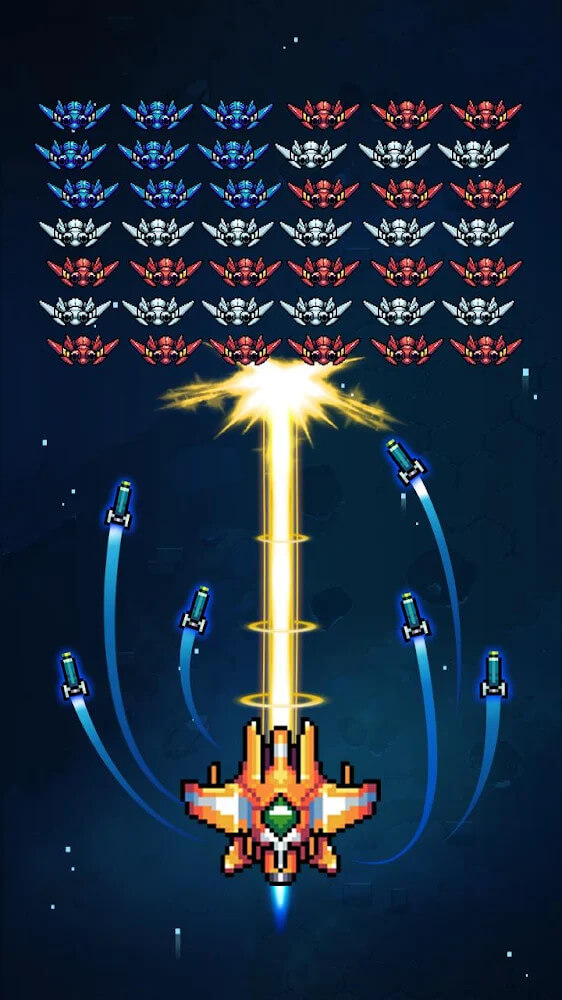 Galaxiga v24.44 MOD APK (Menu, One Hit, God Mode)