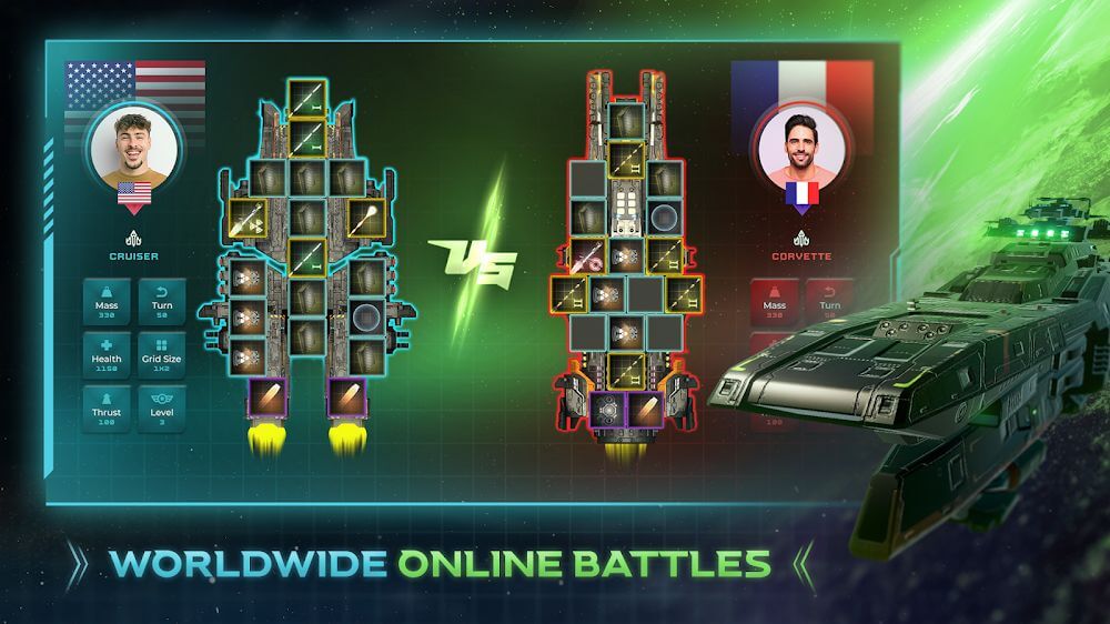 Galaxy Arena Space Battles v1.1.20 MOD APK (Unlimited Money)