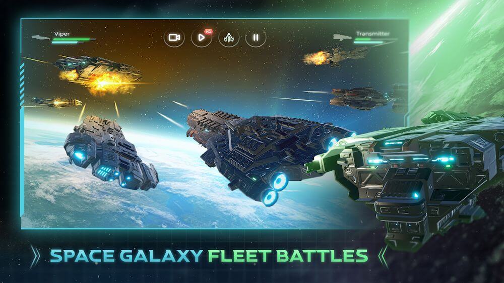 Galaxy Arena Space Battles v1.1.20 MOD APK (Unlimited Money)