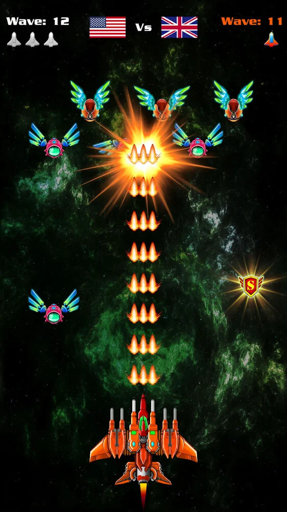 Galaxy Attack: Alien Shooter v58.4 MOD APK (Unlimited Money/VIP Unlocked)