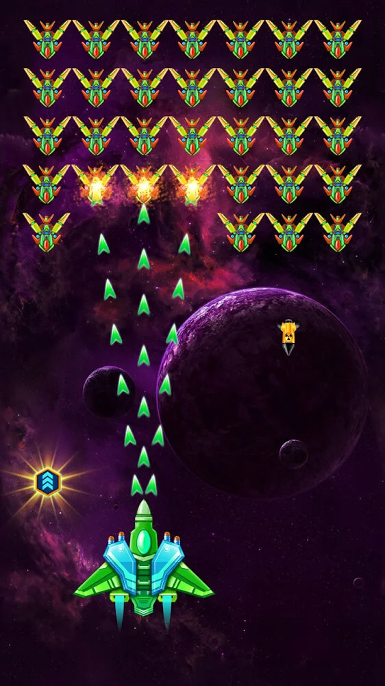 Galaxy Attack: Alien Shooter v58.4 MOD APK (Unlimited Money/VIP Unlocked)