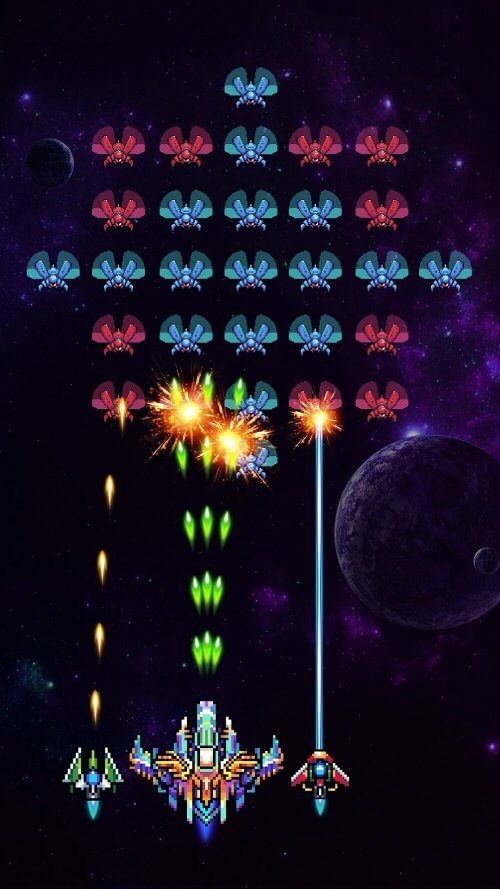 Galaxy Force: Falcon Squad v100.09 MOD APK (Unlimited Money)