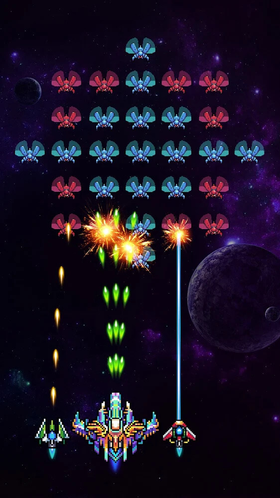 Galaxy Force: Falcon Squad v94.7 MOD APK (Unlimited Money)