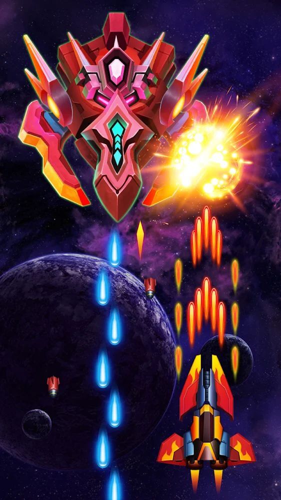 Galaxy Invaders: Alien Shooter v2.9.44 MOD APK (Unlimited Money)