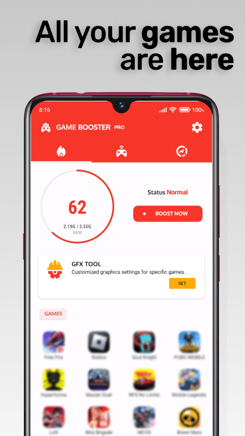 Game Booster Pro v3.5rv APK (Full Version)