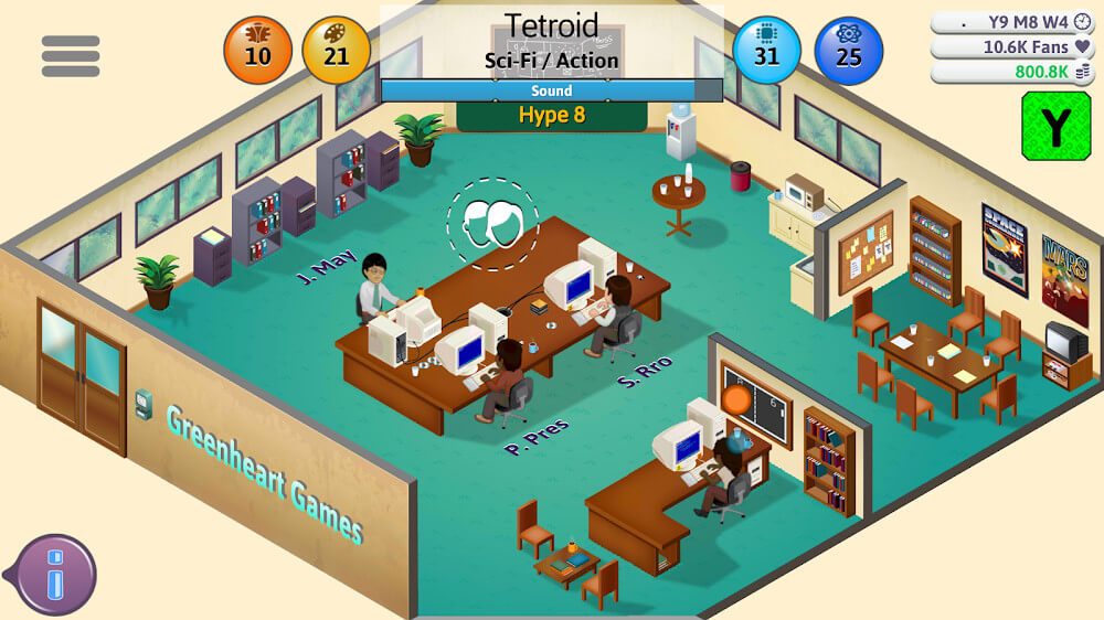 Game Dev Tycoon v1.6.9 MOD APK (Free Shopping)