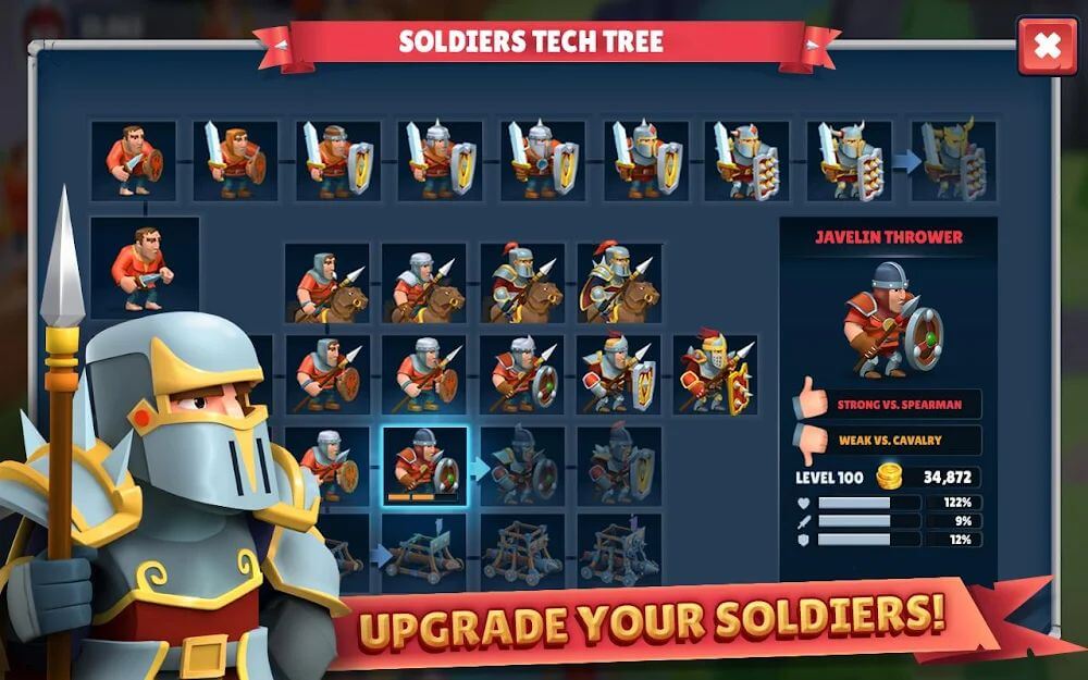 Game of Warriors v1.6.4 MOD APK (Unlimited Money, XP)