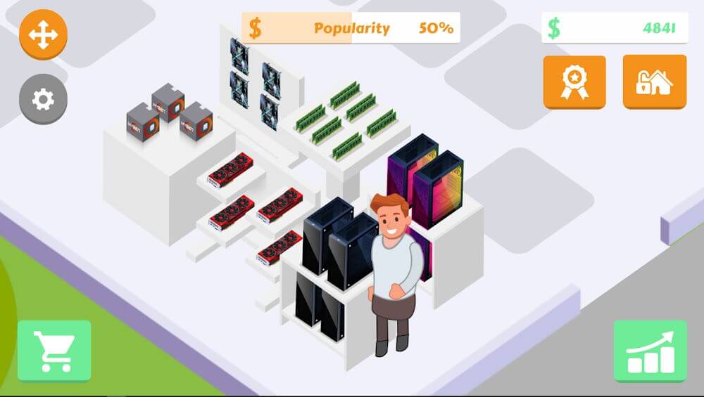 Gaming Shop Tycoon v1.0.10.10 MOD APK (Unlimited Money)