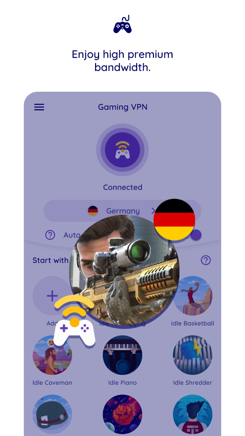 Gaming VPN v1152-1r MOD APK (VIP Unlocked)